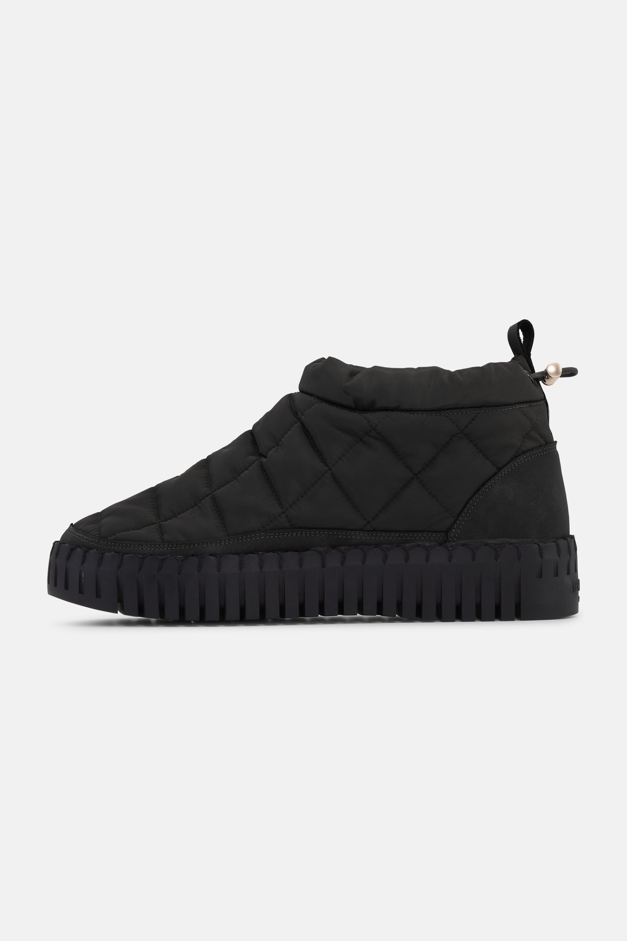Tulip Low Padded Boot - Black Black